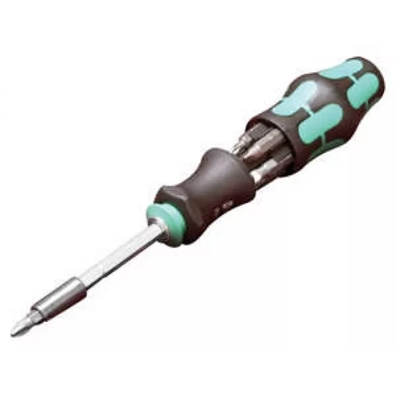 Wera Set de 6 uds. KK28 Kraftform kompakt portabrocas-destornillador