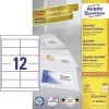 Avery 3659 Etiquetas autoadhesivas Rectangulares Permanente Blanco 1200 uds.