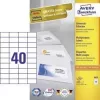 Avery Zweckform 3651 Etiquetas universales 52,5 x 29,7 mm 100 hojas Blanco