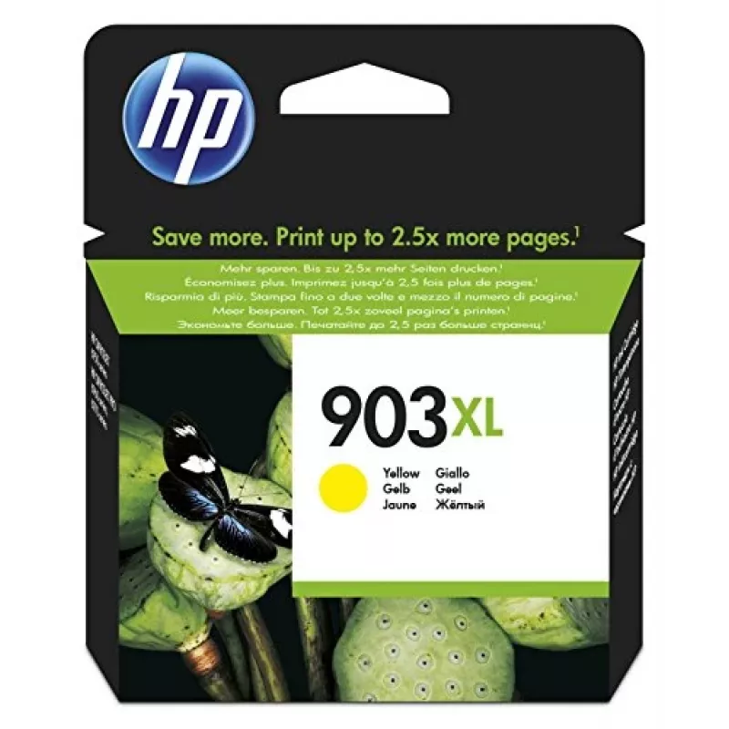 HP 903XL Cartucho de tinta original, amarillo, alta capacidad, 1 unidad, 750 páginas