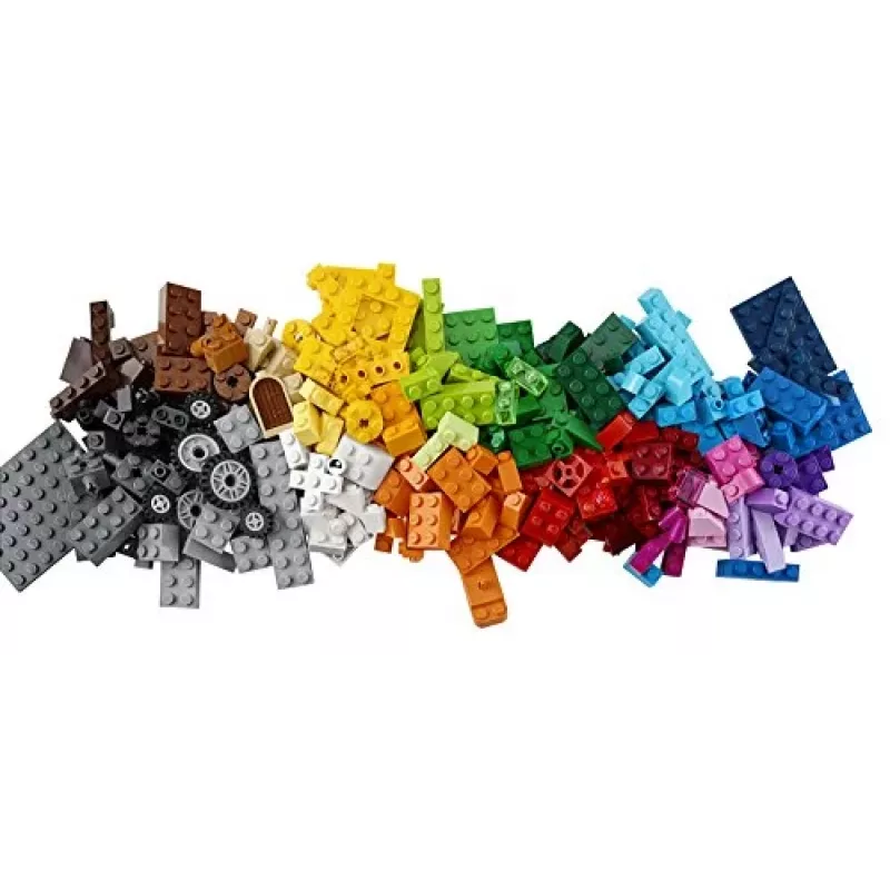 LEGO 10696 Classic Medium Creative Brick Box – fácil almacenamiento, ladrillos de colores, set de construcción para niños y niñas a partir de 4 años