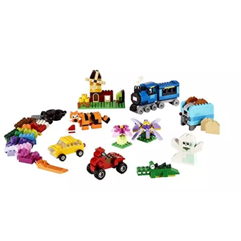 LEGO 10696 Classic Medium Creative Brick Box – fácil almacenamiento, ladrillos de colores, set de construcción para niños y niñas a partir de 4 años