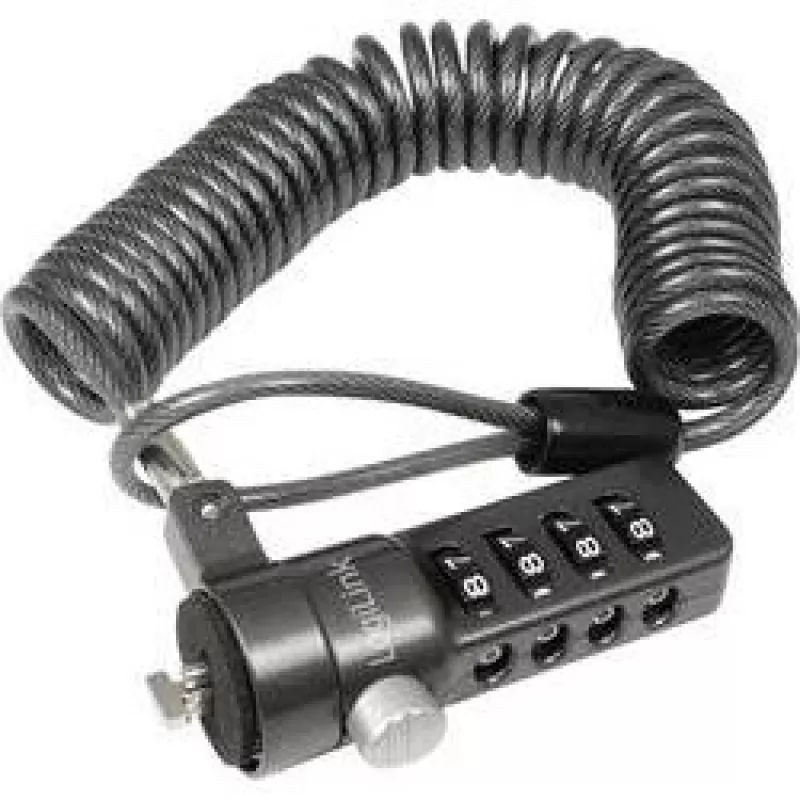 LogiLink NBS004 Candado de cable negro 1,8 m