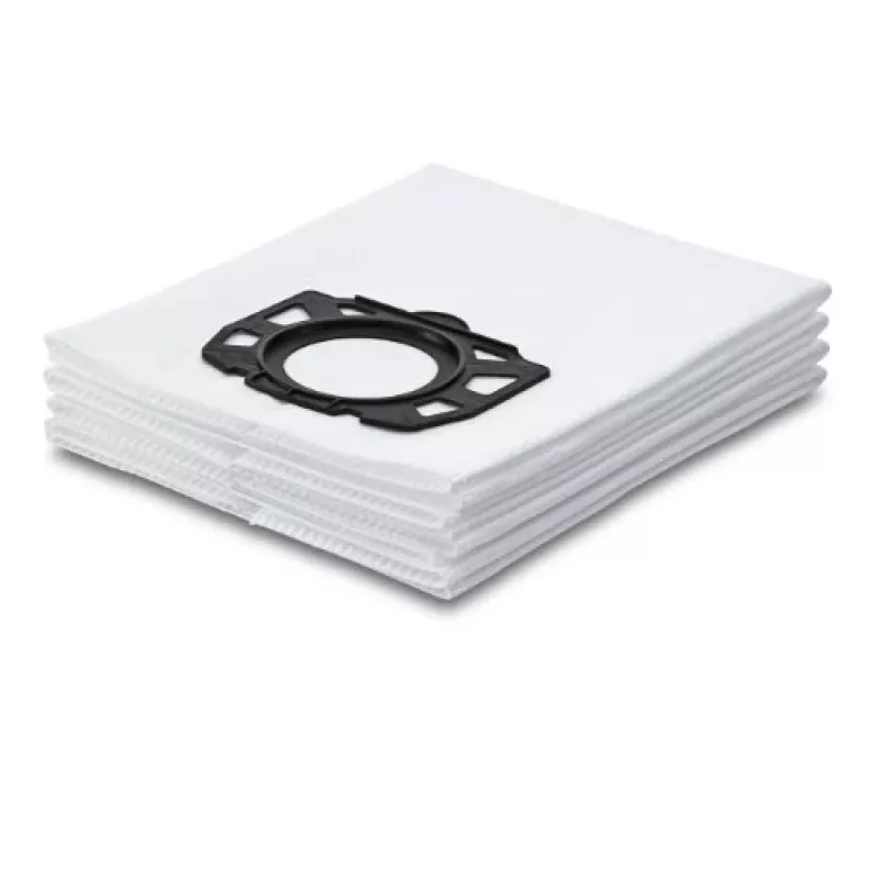 Karcher Bolsas filtrantes para aspiradores de agua y polvo MV4 20L, pack de 4