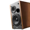 Edifier R1280T Sistema de altavoces activos para estantería con mando a distancia y doble entrada RCA - Brown Wood