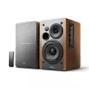 Edifier R1280T Sistema de altavoces activos para estantería con mando a distancia y doble entrada RCA - Brown Wood