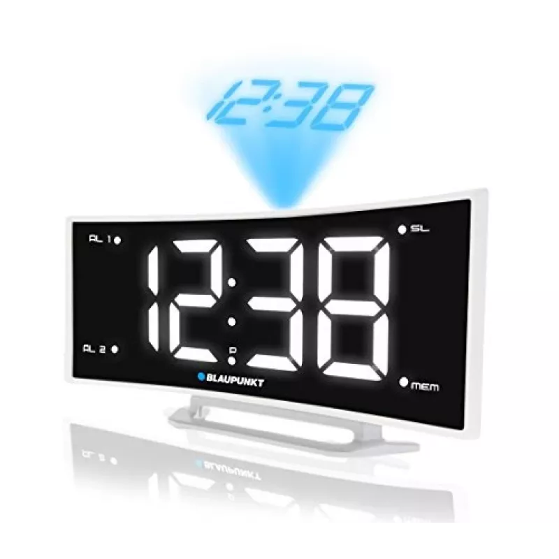 Blaupunkt CRP7WH reloj radio blanco y negro (CRP7WH)