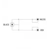 Cable de audio 3,5 mm > RCA estéreo (negro, 1,5 metros)