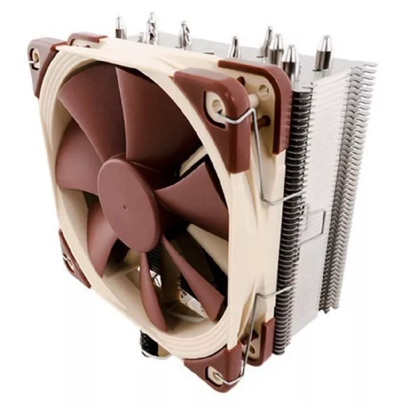 Disipador de CPU Noctua NH-U12S, ventilador de 120 mm, 1500 rpm, 93,4 m³/h de flujo de aire, 22,4 dB, Acero inoxidable, 158×125×71 mm