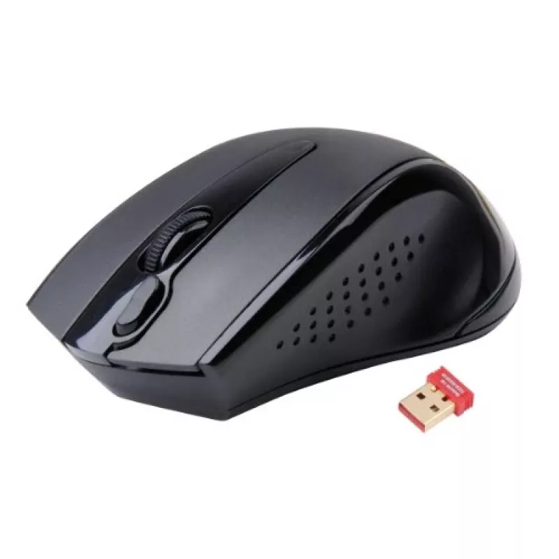 Ratón inalámbrico RF A4Tech G9-500F, para diestros, 1000 DPI, receptor nano 2,4 GHz, alcance 15 m, pila AA