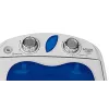 Adler AD 8051 lavadora de carga superior 3 kg con centrifugado, semiautomática, anchura 38 cm, profundidad 37 cm, blanco/azul