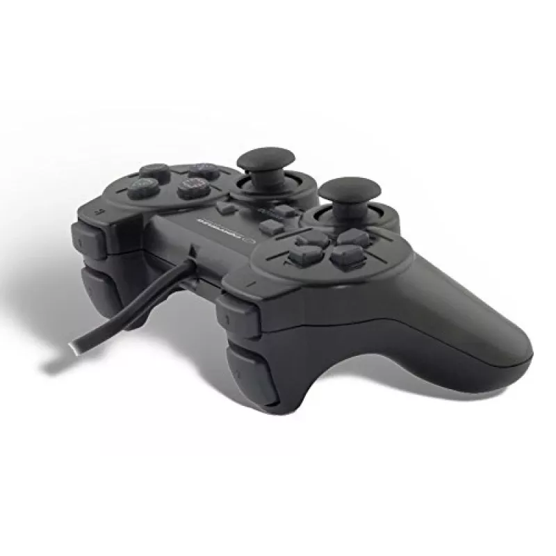 Mando de juegos Esperanza EG106, joystick para PC, PlayStation 2, PlayStation 3, analógico/digital, USB 2.0, negro