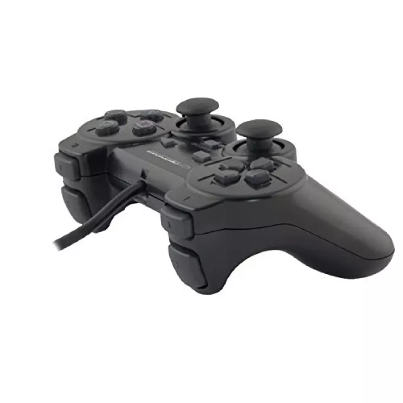Mando de juegos Esperanza EG106, joystick para PC, PlayStation 2, PlayStation 3, analógico/digital, USB 2.0, negro