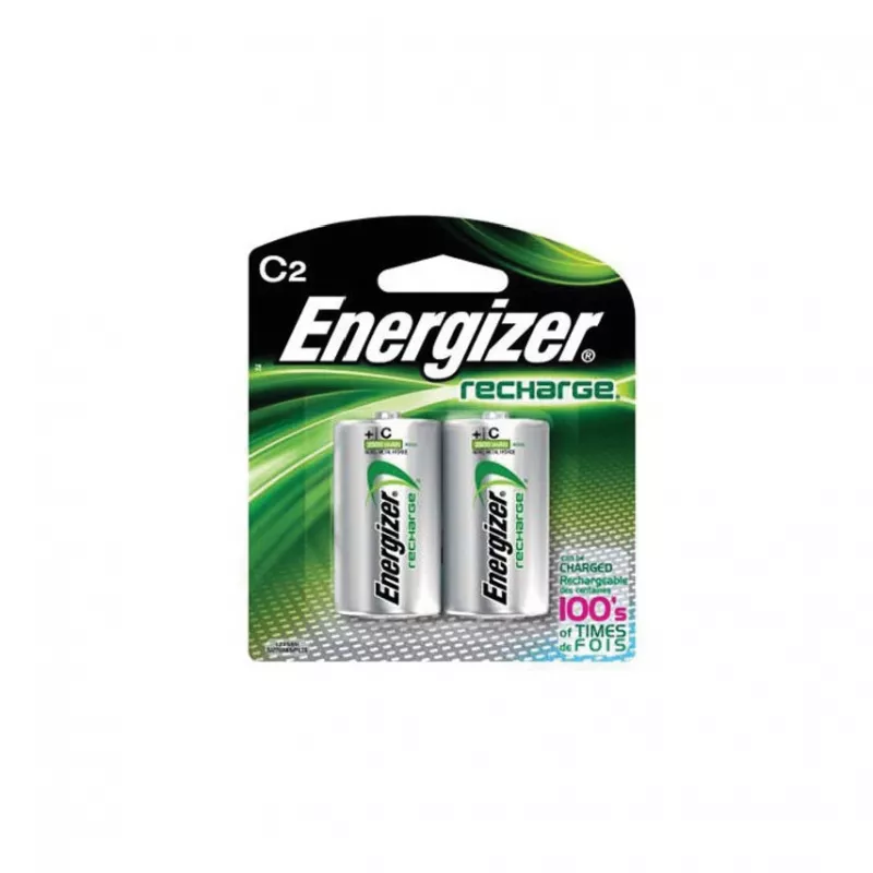 Pilas recargables Energizer ACCU Power Plus NiMH C, 2500 mAh, pack de 2