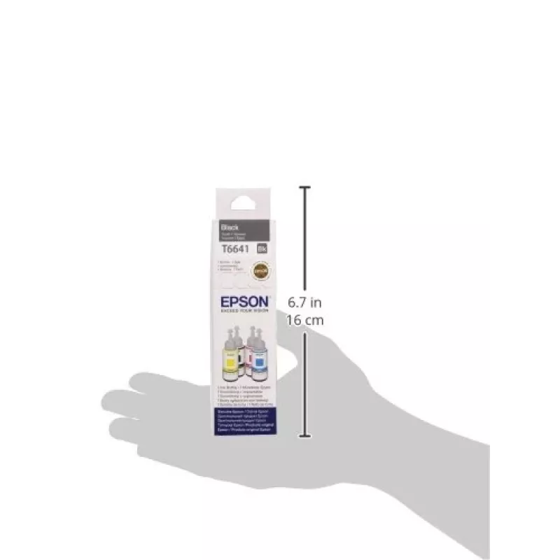 Botella de tinta Epson T6641 70ml negro