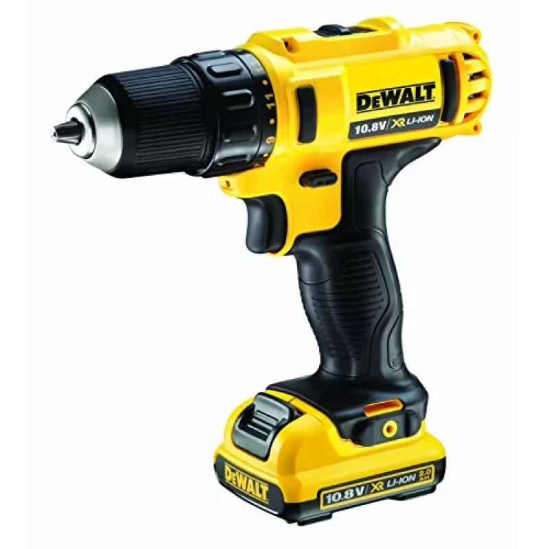 DeWALT DCD atornillador-taladro inalámbrico 10,8V batería Li-Ion, enchufe europeo