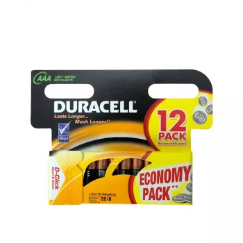 Pila doméstica Duracell pila desechable AAA alcalina