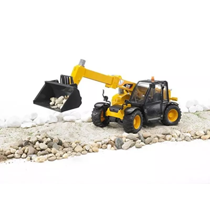 Bruder 02141 Caterpillar manipulador telescópico plástico granja vehículo de construcción juguete