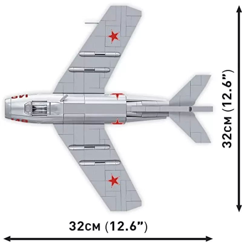 COBI Historical Collection Guerra de Corea MIG-15 código OTAN Fagot avión soviético
