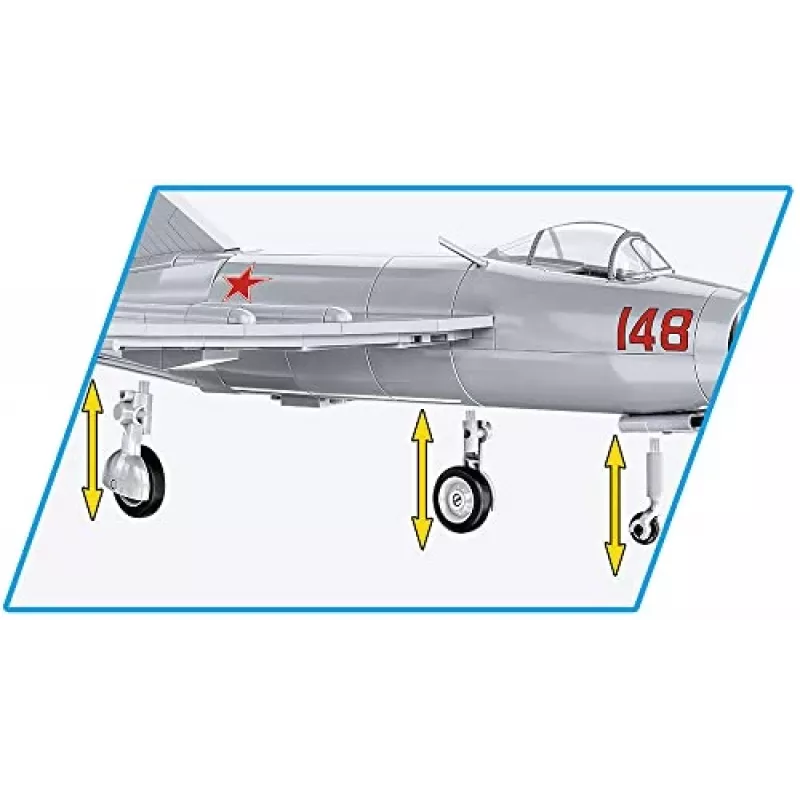COBI Historical Collection Guerra de Corea MIG-15 código OTAN Fagot avión soviético