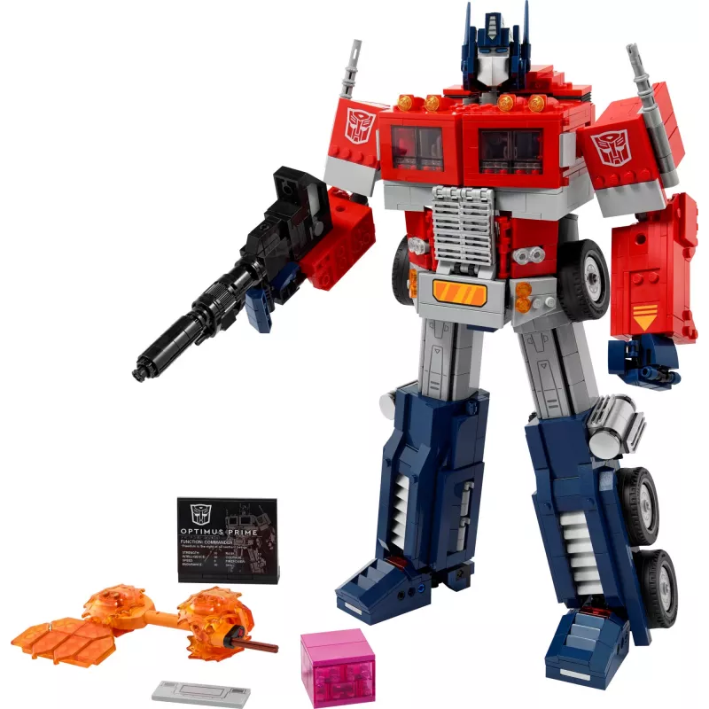 LEGO® 10302 Icons Optimus Prime, set de modelo robot de Transformers