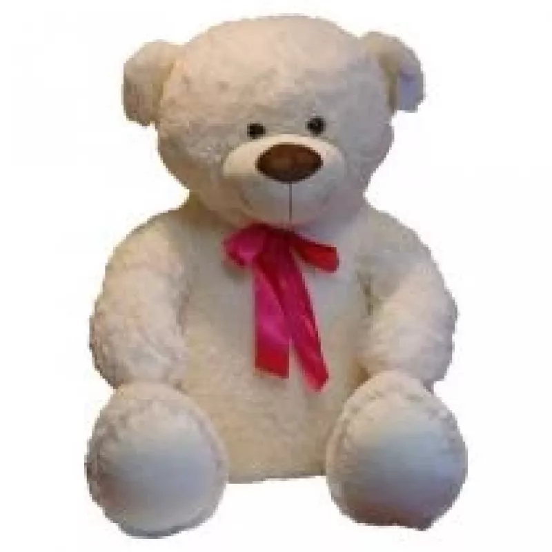 Peluche oso de peluche TULILO Norbert 75 cm, peluche color crema
