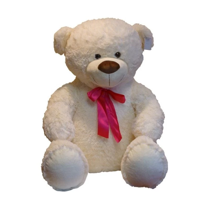 Peluche oso de peluche TULILO Norbert 75 cm, peluche color crema