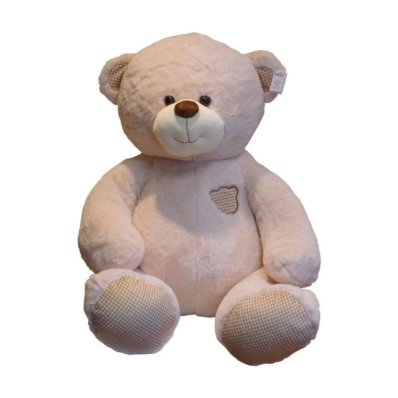 Oso de peluche TULILO Oktawian 75 cm crema – peluche, 75 cm de altura, color crema