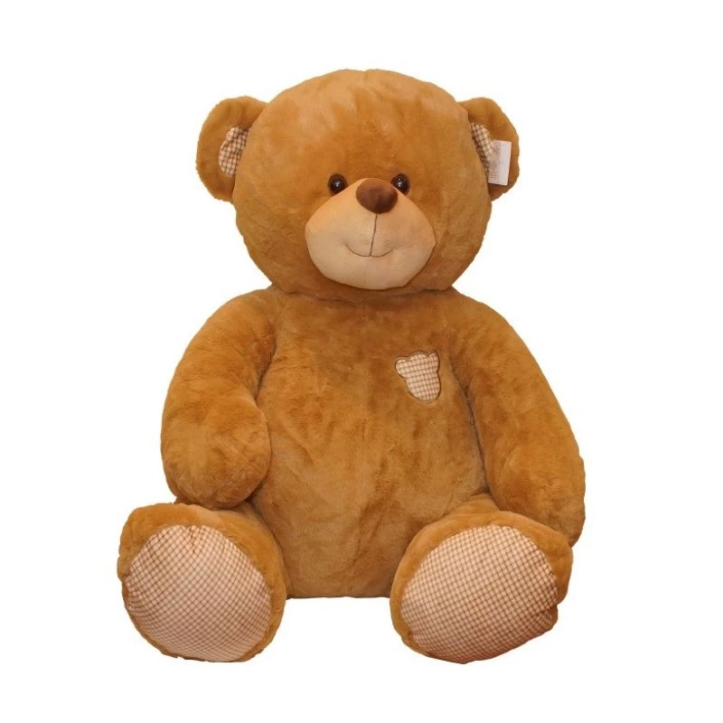 Oso de peluche TULILO Oktawian 75 cm marrón, peluche, 75 cm de altura