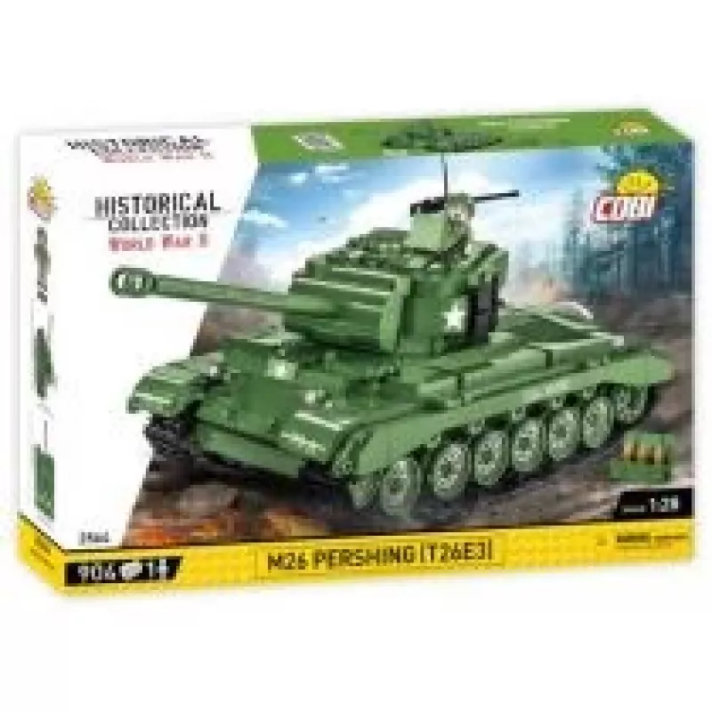 Set de construcción COBI M26 Pershing T26E3 904 piezas plástico para niños a partir de 3 años