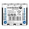Pilas alcalinas everActive LR6 AA pack de 4 — 1,5 V, 3000 mAh, 50,5 × 14,5 mm