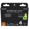 Baterías PANASONIC ENELOOP PRO AA 2500 mAh 4 uds. + estuche (BK-3HCDE/4CP+CASE)