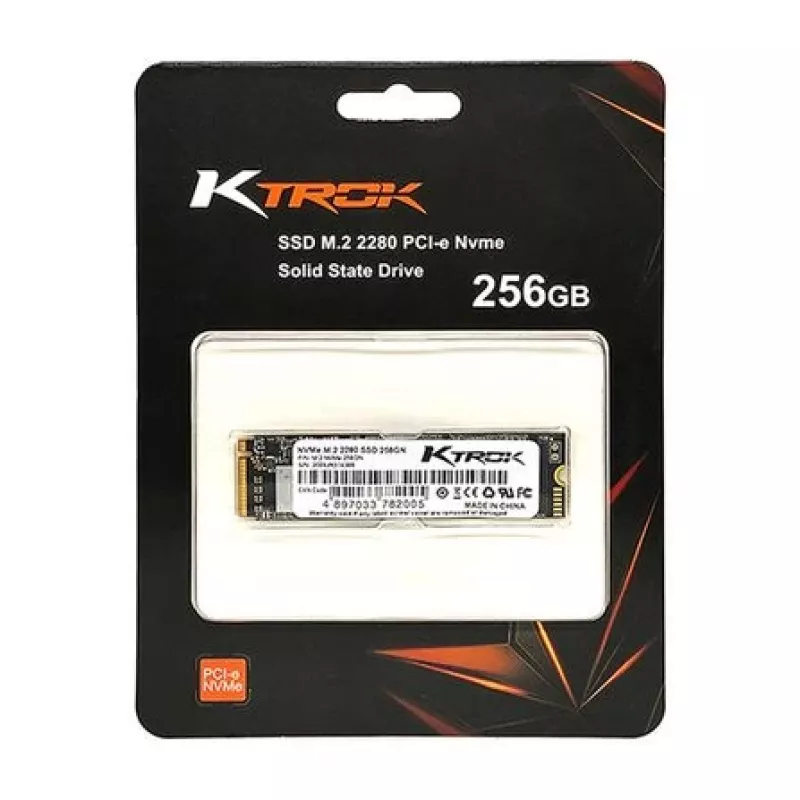 SSD M.2 NVMe AFOX ME300-256GN — 256GB, PCIe 3.0, 2000/1400 MB/s, 3D NAND