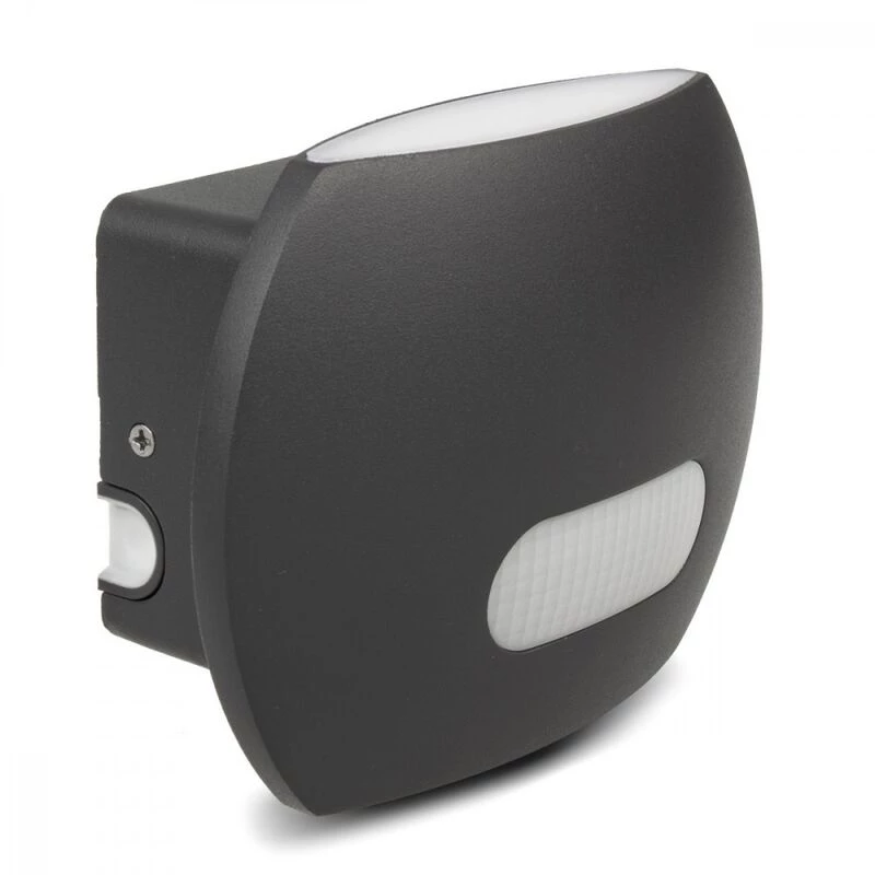 Lámpara de pared LED MACLEAN MCE366 con sensor de crepúsculo y movimiento