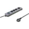 Protector de sobretensión Qoltec 50164