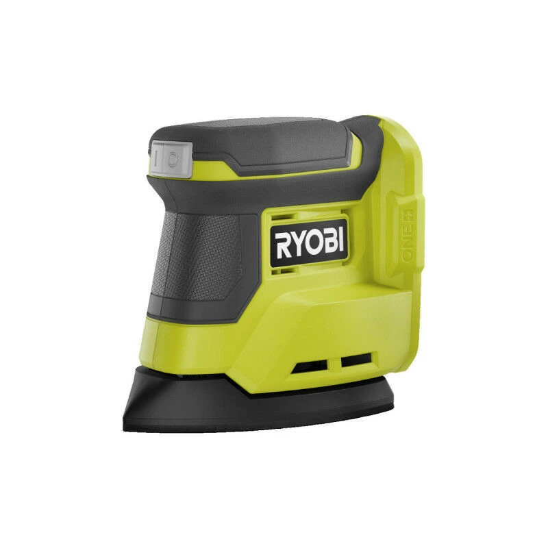 Ryobi RPS18-0, lijadora delta, orbital, velcro, negra, verde, plástico, 11000 OPM