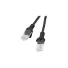 Lanberg PCU5-10CC-1000-BK Cable de red Negro 10 m Cat5e U/UTP (UTP) (PCU5-10CC-1000-BK)