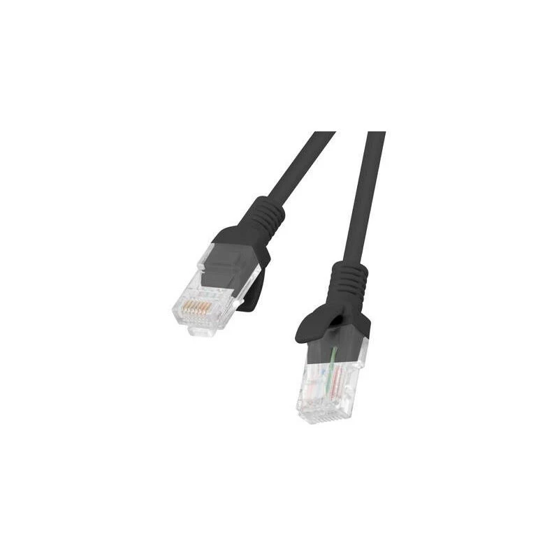 Lanberg PCU5-10CC-1000-BK Cable de red Negro 10 m Cat5e U/UTP (UTP) (PCU5-10CC-1000-BK)