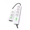 OFFICE PLUS 7 tomas 250 V blanco (T/LZ06-OFP018/0000) - Ever