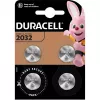 Duracell CR2032 pila de botón de litio 3V — pack de 4