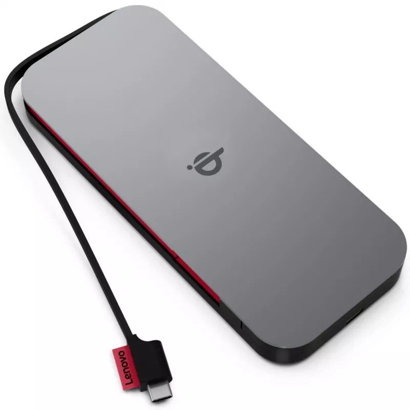 Lenovo 40ALLG1WWW Powerbank de iones de litio (Li-Ion) 10000 mAh carga inalámbrica negro