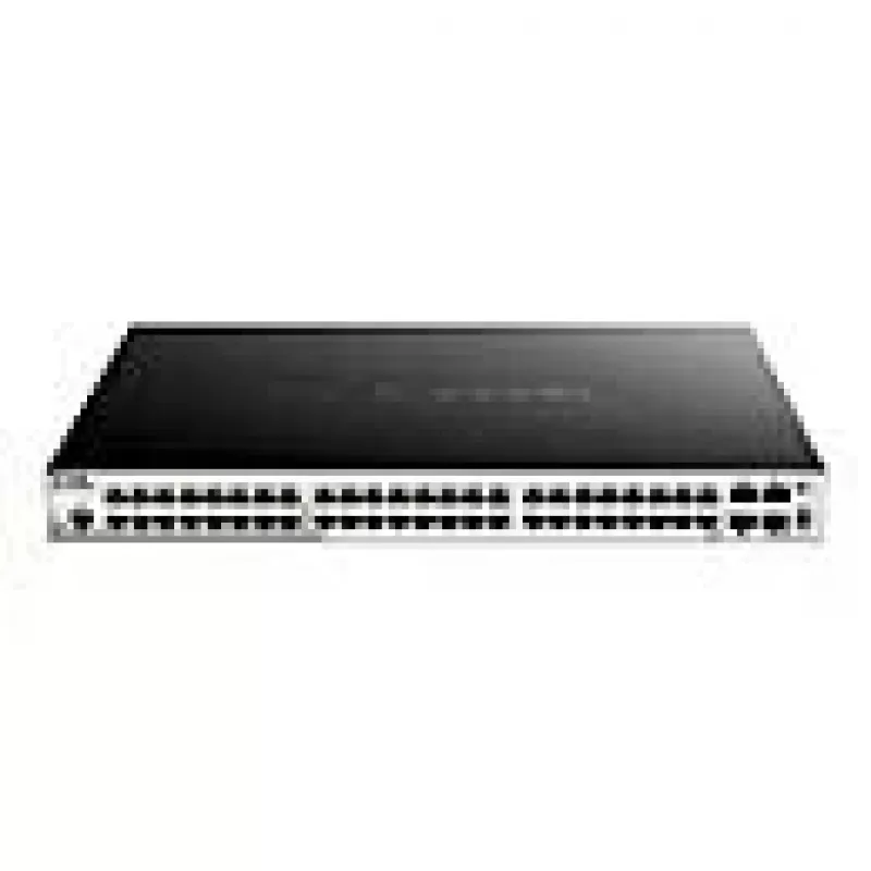 D-Link Switch Gigabit Stackable POE Smart Managed de 52 puertos con 4 x 10G SFP+
