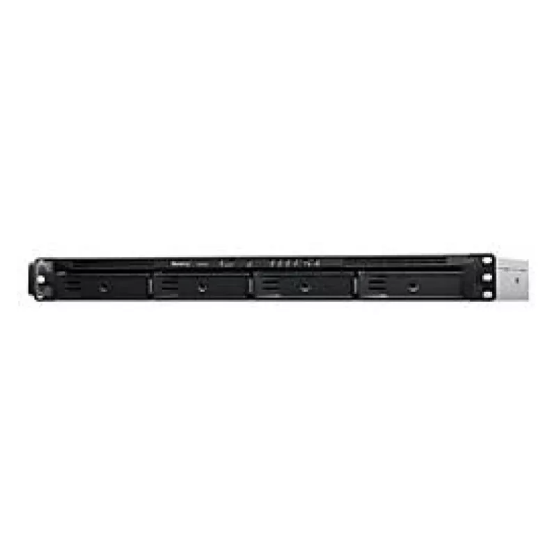 Synology RackStation RS422+ Servidor NAS/almacenamiento en rack (1U) Ryzen Embedded R1600 2 GB DDR4 DSM Negro