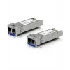 Transceptor de fibra óptica SFP+ Ubiquiti UACC-OM-SM-10G-D-2 10 Gbps 1310 nm LC Monomodo 10 km (pack de 2)