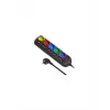 Regleta de enchufes Maclean MCE204M 1,5 m 5 tomas de CA Interior Negra, Multicolor