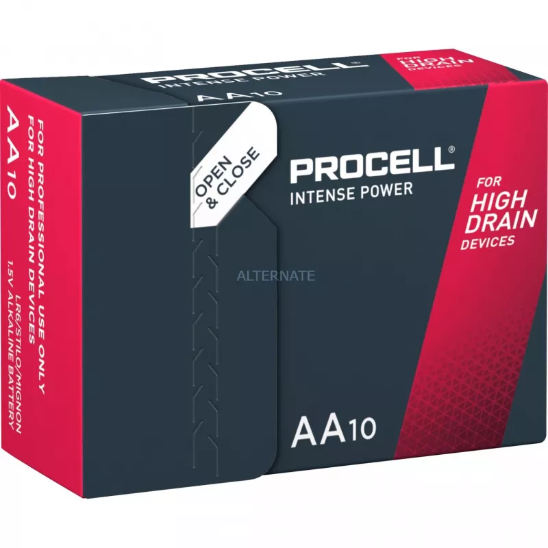 Pilas alcalinas DURACELL, AA LR06, 1,5 V, 10 unidades 149151