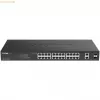 Switch de red D-Link DGS-1100-26MPV2/E Managed L2 Gigabit Ethernet (10/100/1000) Power over Ethernet (PoE) negro