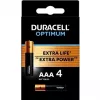 Duracell OPTIMUM AAA Pilas alcalinas pack de 4 – energía de larga duración para dispositivos pequeños