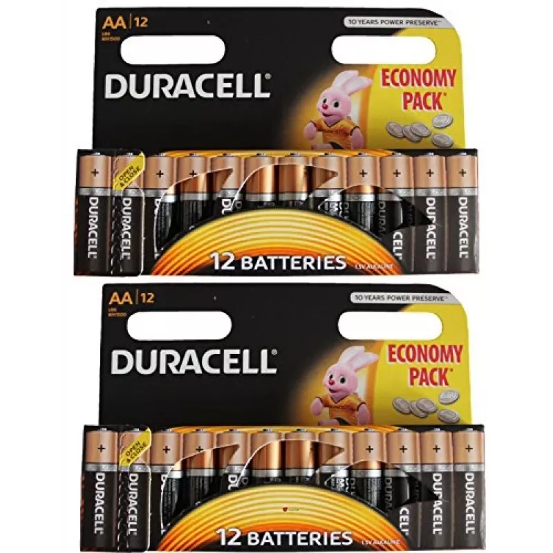 Pila doméstica Duracell pila desechable AA alcalina