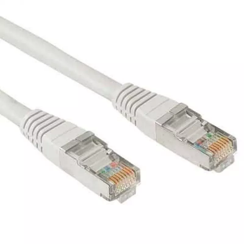 Cable de red Gembird PP12-5M Cat5e, 5 m, RJ-45 a RJ-45, 10/100/1000Base-T(X), beige